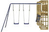 vidaXL Spielturm Massivholz Imprägniertes Kiefernholz 314 x 535 x 207 cm (3157041)