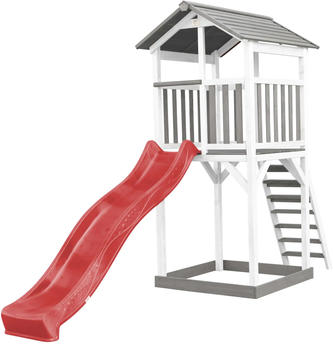 AXI Spielturm Beach Tower weiß/grau - rote Rutsche