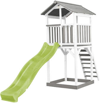 AXI Spielturm Beach Tower weiß/grau - hellgrüne Rutsche