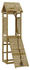 vidaXL Spielturm mit Kletterwand 131x64x207cm Imprägniertes Kiefernholz (3155812)
