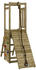 vidaXL Spielturm Massivholz Imprägniertes Kiefernholz 161 x 46,5 x 169 cm (3155917)