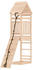 vidaXL Spielturm mit Kletterwand Massivholz Kiefer 55 x 175 x 264 cm (3156898)
