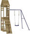 vidaXL Spielturm 245x257x264cm Imprägniertes Kiefernholz (3156924)