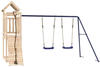 vidaXL Spielturm 314x186x214cm Massivholz Kiefer (3155969)