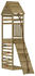 vidaXL Spielturm mit Kletterwand 55x175x264cm Imprägniertes Kiefernholz (3156921)