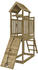 vidaXL Spielturm mit Kletterwand 229x64x214cm Imprägniertes Kiefernholz (3155869)
