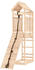 vidaXL Spielturm mit Kletterwand 177x64x238cm Massivholz Kiefer (3156940)
