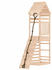 vidaXL Spielturm mit Kletterwand 55x175x264cm Massivholz Kiefer (3156919)