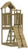 vidaXL Spielturm mit Kletterwand Massivholz Imprägniertes Kiefernholz 229 x 107 x 214 cm (3155833)