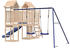 vidaXL Spielturm Massivholz Kiefer 505 x 332 x 214 cm (3155897)
