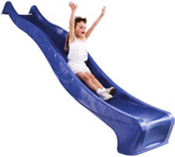 T&J Wellenrutsche PE blau - 290cm