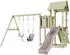 PolarPlay Spielturm Uppsala mit Babyschaukel Altrosa