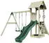 PolarPlay Spielturm Vimmerby Schaukel Babyschaukel Rutsche Grün