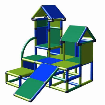 Moveandstic Luise 134 x 164 x 154 cm gr&uuml;n-apfelgr&uuml;n-blau