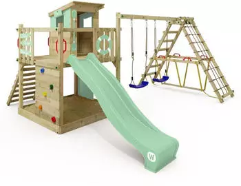 Wickey Smart Surf 420x457x237 mit Schaukel und Rutsche pastellgr&uuml;n