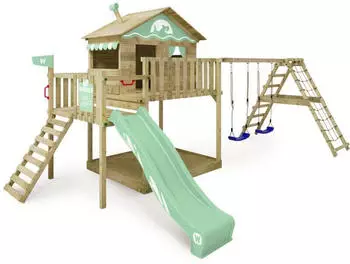 Wickey Spielturm Smart Ocean pastellgr&uuml;n