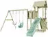 PolarPlay Spielturm Uppsala mit Babyschaukel Mintgrün