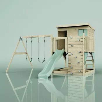 PolarPlay Spielturm Nils Mintgr&uuml;n (O4.5.00532.2)