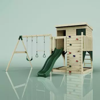PolarPlay Spielturm Nils Smaragdgr&uuml;n (O4.5.00532.8)