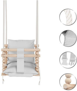 Mamoi Baby Swing 3 in 1 + safety belt hellgrey