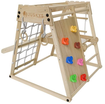 Juskys Indoor Kletterger&uuml;st Mini 100 x 102 x 98 cm