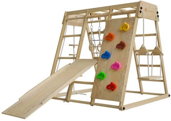 Juskys Indoor Kletterger&uuml;st Maxi 119 x 124 x 119 cm