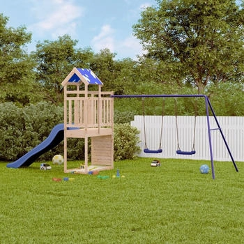 vidaXL Spielturm Massivholz Kiefer (3279187)