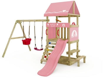 Wickey DinkyHouse mit Picknicktisch pastellpink