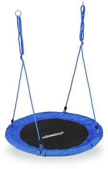 Relaxdays Nestschaukel rund Blau
