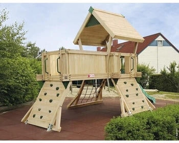 Hy-Land Spielgerät Q3 mit Rutsche Premium Douglasie