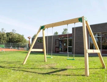 Hy-Land Freistehende Doppelschaukel Premium Douglasie