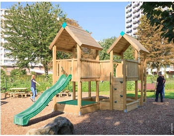 Hy-Land Spielgerät P6 mit Rutsche Premium Douglasie