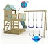Wickey Spielturm Smart Cave mit Rutsche Pastellblau
