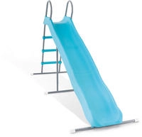 INTEX Freistehende Rutsche Himmelblau 2,44 m PP und Stahl