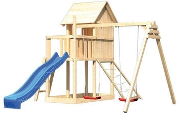 Karibu Kinderspielturm Frieda Set 31 (L x B x H: 264 x 347 x 291 cm, Natur)
