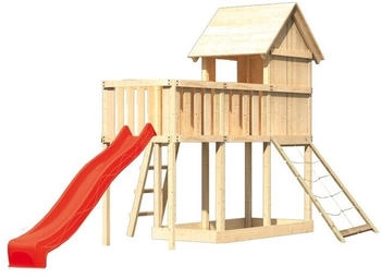 Karibu Kinderspielturm Frieda Set 40 (L x B x H: 309 x 107 x 291 cm, Natur)