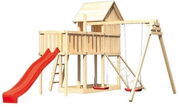 Karibu Kinderspielturm Frieda Set 48 (L x B x H: 309 x 347 x 291 cm, Natur)