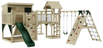 Outdoor Toys OutdoorToys Spielturm Malin mit Kinderschaukel Dunkelgrün