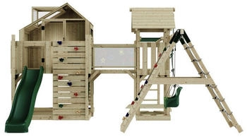 Outdoor Toys OutdoorToys Spielturm Bo mit Babyschaukel Dunkelgrün