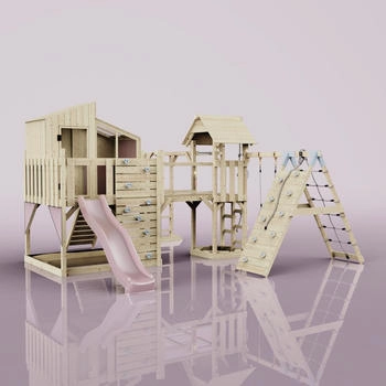 Outdoor Toys OutdoorToys Spielturm Tammo mit Babyschaukel Altrosa