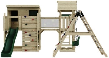 Outdoor Toys OutdoorToys Spielturm Bene mit Babyschaukel Dunkelgrün