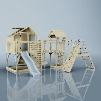 Outdoor Toys OutdoorToys Spielturm Bo mit Kinderschaukel Eisblau