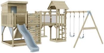 Outdoor Toys OutdoorToys Spielturm Malou mit Kinderschaukel Eisblau