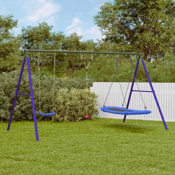 vidaXL Schaukel-Set mit Schaukelsitz Kletterschaukel und Nestschaukel (3283620)