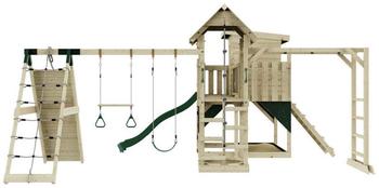 Outdoor Toys Spielturm Lars mit Trapezschaukel Dunkelgrün