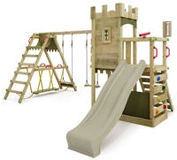 Spielturm Ritterburg Boldbaron Mit Schaukel Surfswing, 10-j&auml;hrige Garantie,