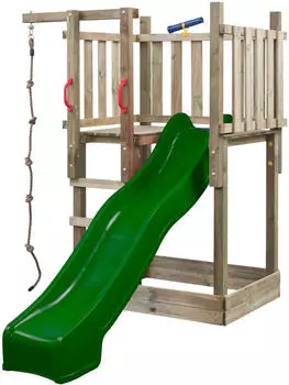 SwingKing Mario 131 x 250 x 210 cm gr&uuml;ne Rutsche