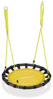 Relaxdays Nestschaukel 80cm gelb