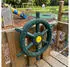 Relaxdays Steuerrad mit Drehgeräusch für Spielturm Grün