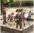 Relaxdays Steuerrad mit Drehgeräusch für Spielturm Grün